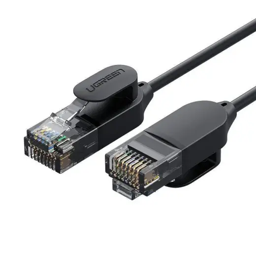 Ugreen LAN Vads | 6e cat | RJ45 | 0.5m | Melns
