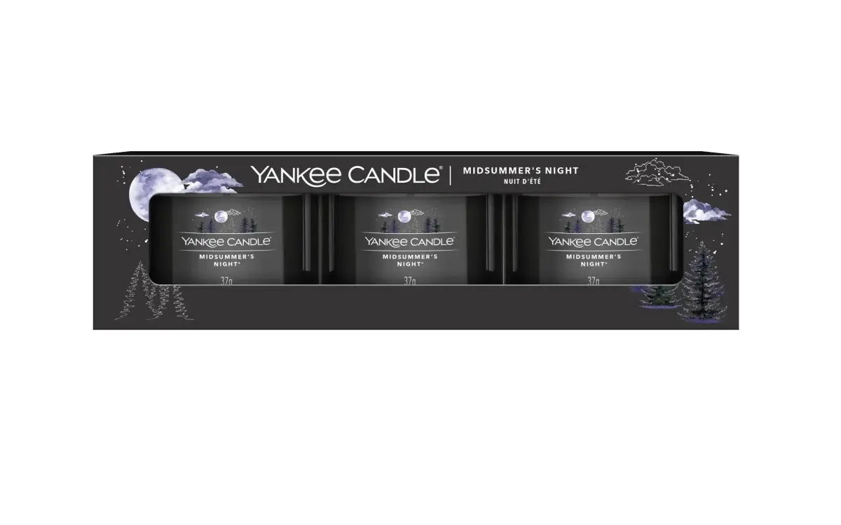 Midsummer's Night® Yankee Candle, Black, 17.5cm X 4.5cm | Fresh & Clean