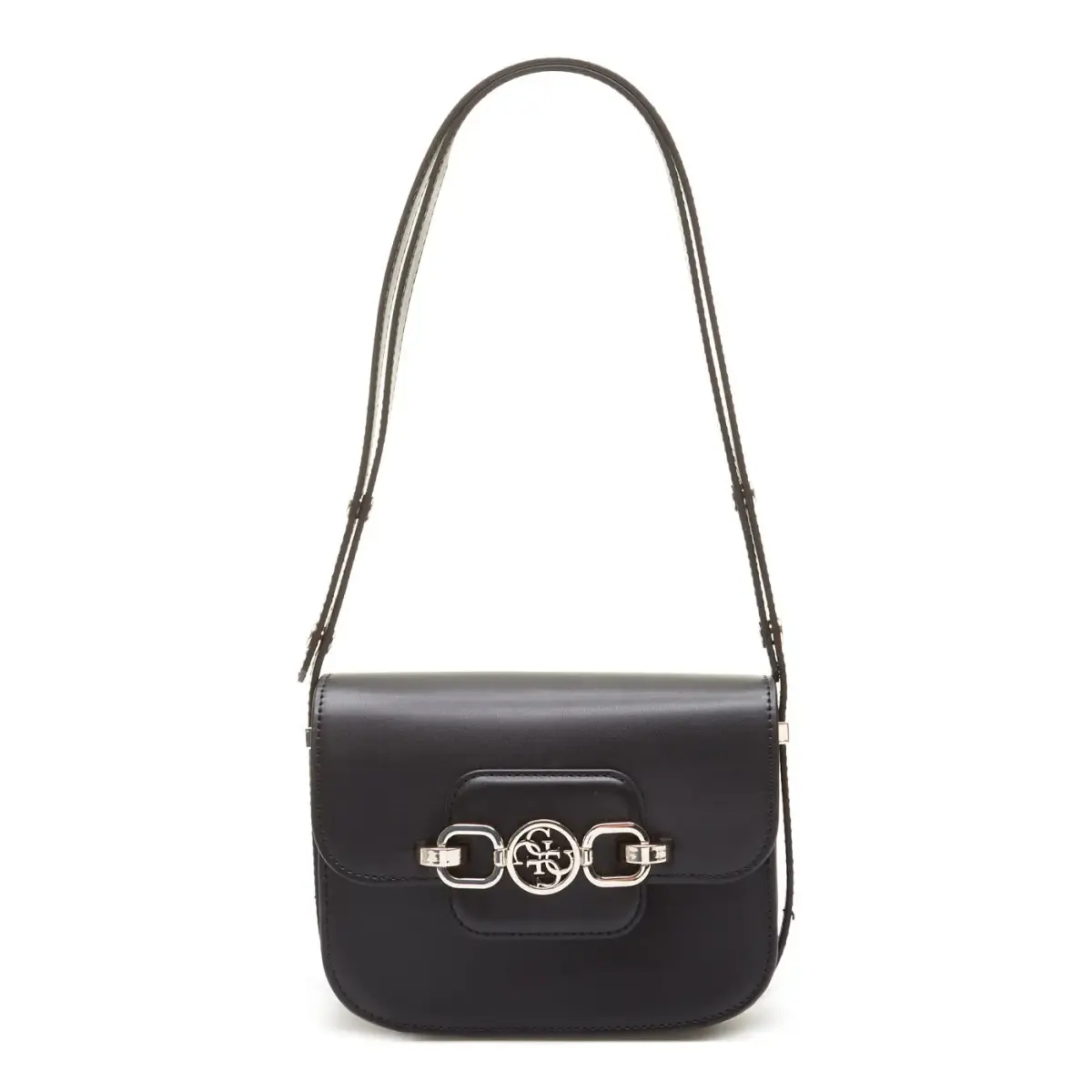 Guess, Hensely, Textile Bag, Convertible Xbody Flap, Black, For Women