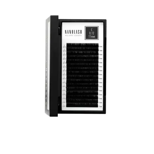 Nanolash - Volume Lashes Pestanas Postizas 012 C 11 Mm 1 U