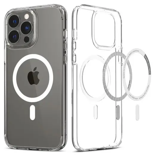SPIGEN Ultra Hybrid Mag прочный силиконовый чехол для Apple iPhone 13 Pro прозрачный