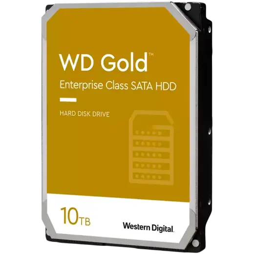 HDD Server WD Gold 10TB CMR 512e, 3.5'', 512MB, 7200 RPM, SATA