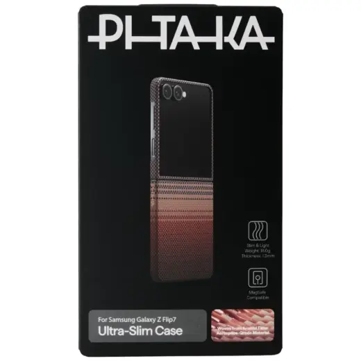 Case PITAKA Ultra-Slim MagSafe for Samsung Galaxy Z Flip7 sunset Photo