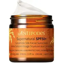 Supernatural Ceramide Silk Facial Sunscreen SPF 50+ - Gentle facial sunscreen cream.