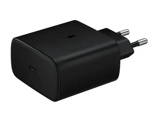Samsung EP-TA845XBE tīkla lādētājs | 45W | PD | USB-C | ar USB-C uz USB-C vadu komplektā | melns (Bojāts iepakojums)