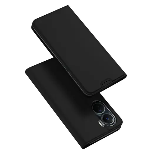 Dux Ducis Skin Pro case Vivo Y16 | Y02s wallet holster cover with flap black