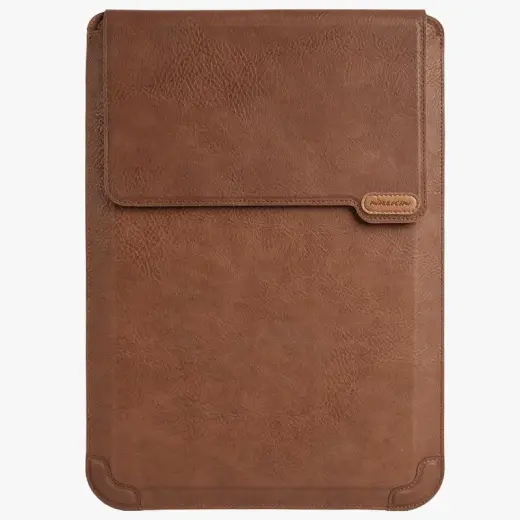 NILLKIN WATERPROOF CASE FOR LAPTOP 14 INCHES, VERTICAL BROWN