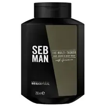 SEB MAN The Multitasker Hair, Beard & Body Wash - šampūns matiem, bārdai un ķermenim 50ml