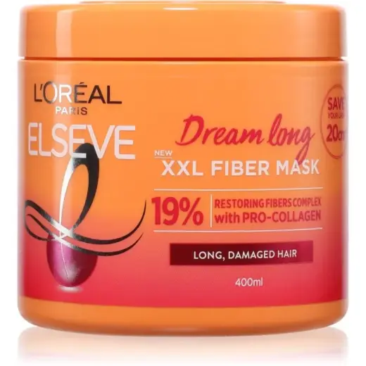 L´oréal Professionnel Elseve Dream Long XXL Fiber - Restructuring Hair Mask - 400 Ml