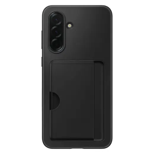 Samsung Card Slot telefona maciņš priekš Samsung Galaxy A36 5G melns