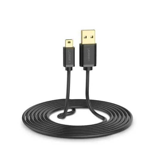 Ugreen US132 30472 datu pārraides un uzlādes vads | USB-A uz Mini USB | 2m | melns