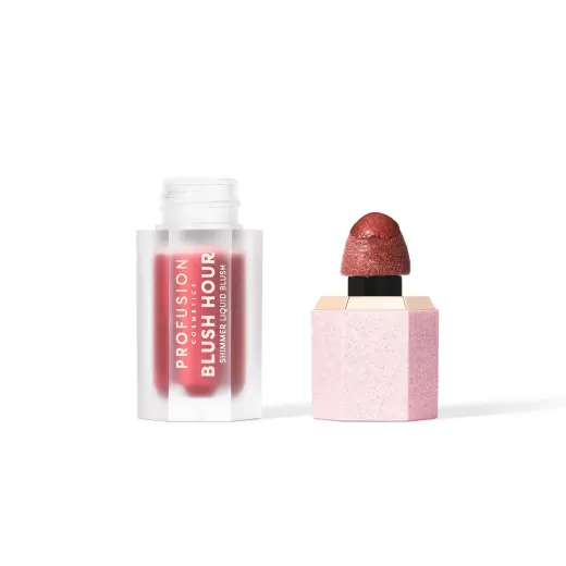 Profusion, Blush Hour, Glossy & Illuminating, Liquid Blush, Berry Mimosa, 6 ml
