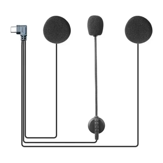 Type C headset for motorcycle helmet for V6pro+ EJEAS HIFI-M6 intercom