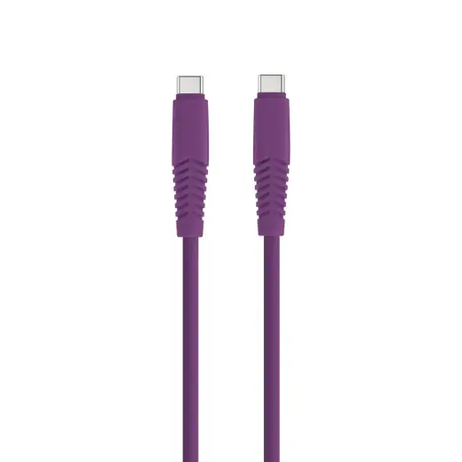 Setty KSC-C-1.5219 data transfer and charging cable | USB-C to USB-C | 10.5W | 1.5m | purple