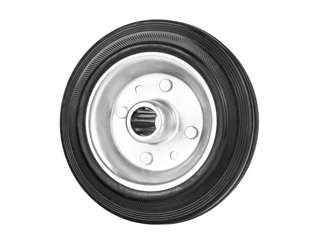 Tērauda-gumijas ritenis 160mm 130kg