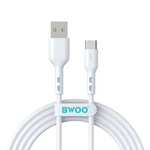 BWOO провод для передачи данных и зарядки | USB-A на USB-C | 15W | 2m