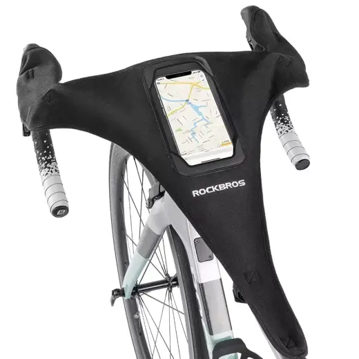 Rockbros D78 Sweat Cover with Pocket and Phone Window - Black