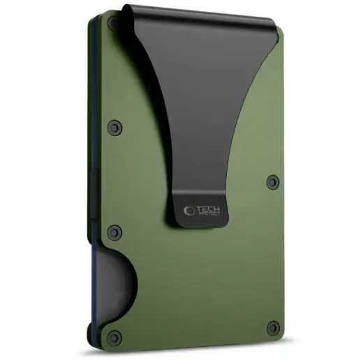 TECH-PROTECT THORN RFID CARD WALLET MILITARY GREEN