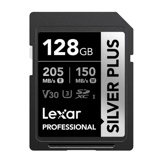 Lexar Professional SILVER PLUS SDXC 128GB memory card