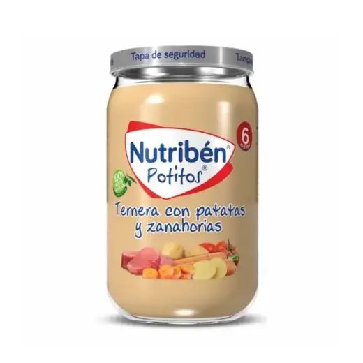 Nutribén Potito Beef, Potatoes and Carrot 235g