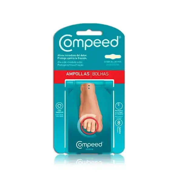 COMPEED Toe Blister Plasters, 8 Units