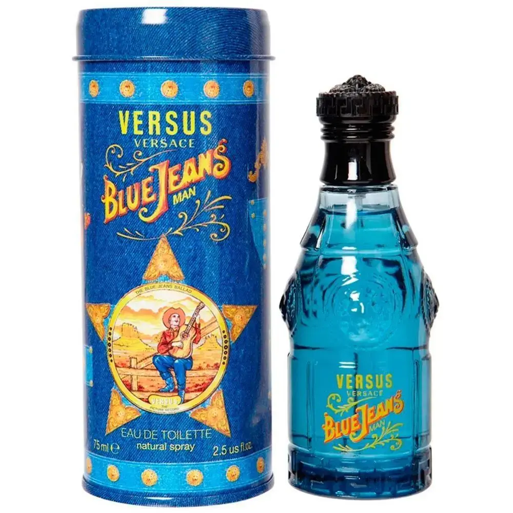 Blue Jeans by Versace for Men - 2.5 Oz EDT Spray