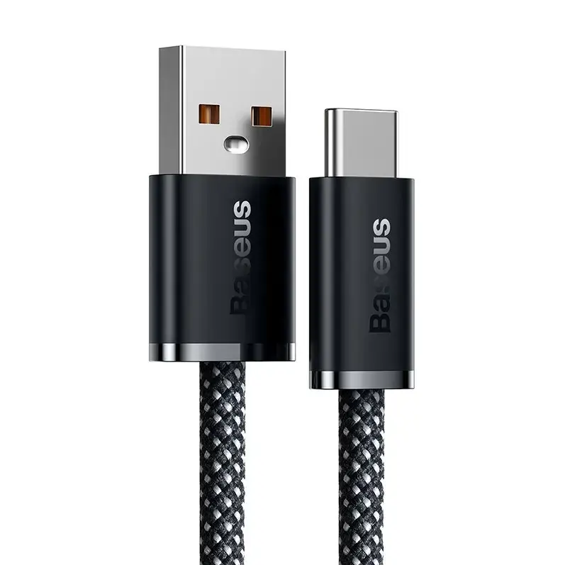 Baseus Dynamic Series CALD000616 datu pārraides un uzlādes vads | USB-A uz USB-C | 100W | 1m | pelēks