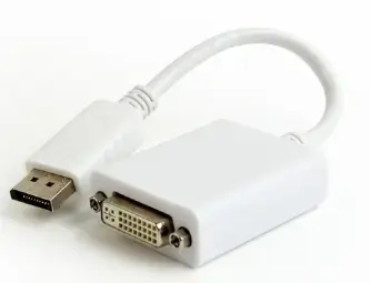 Gembird DisplayPort Male - DVI Female White 4K