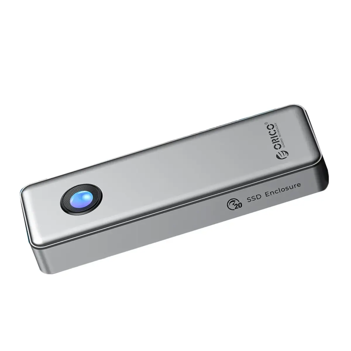 Orico OUM2-G20 M.2 NVME USB-C 3.2 20Gb|s Disk Drive - Silver