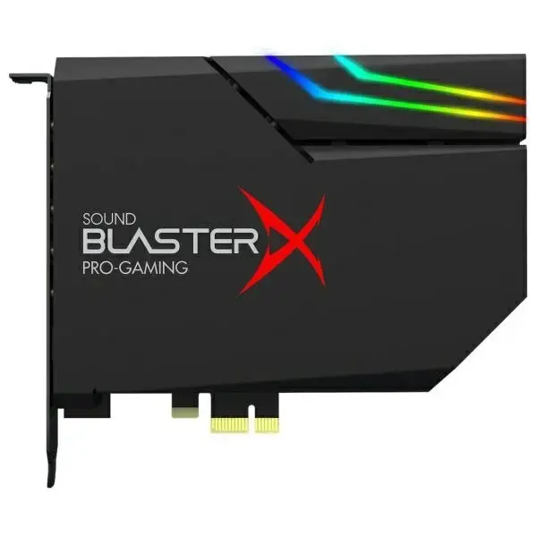 Creative Karta dźwiękowa Sound Blaster    X AE-5 Plus czarny|black PCI-e