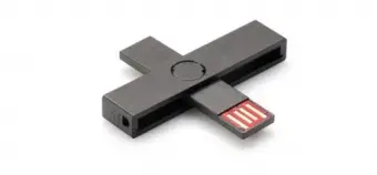 ID karšu lasītājs +ID eID / Smart Card Black USB
