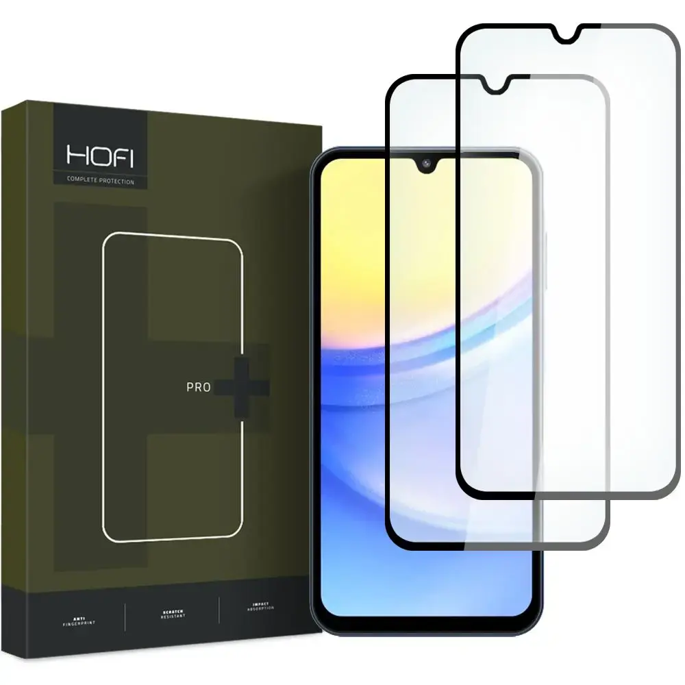 HOFI GLASS PRO+ tempered glass for phone Samsung Galaxy A15 4G | Samsung Galaxy A15 5G | Samsung Galaxy A25 5G black