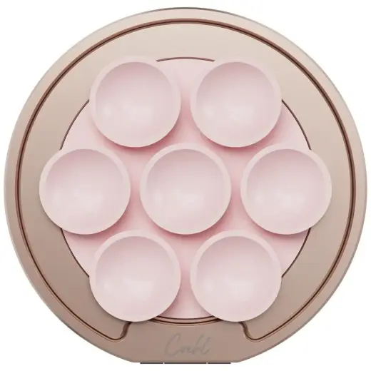 UNIQ Coehl Luna Magnetic Holder with Mirror and Suction Cup pink