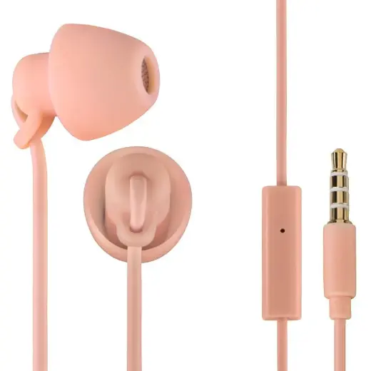 Wire earphones Jack 3,5 mm Thomson EAR3008 light pink