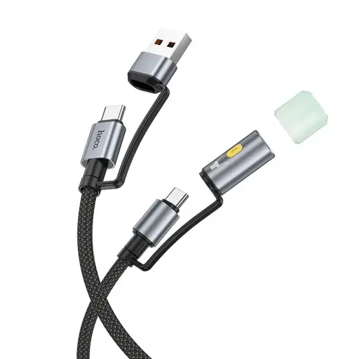Hoco U138 data transfer and charging cable | USB-A to USB-C | QC 3.0 | 60W | 1.2m | black