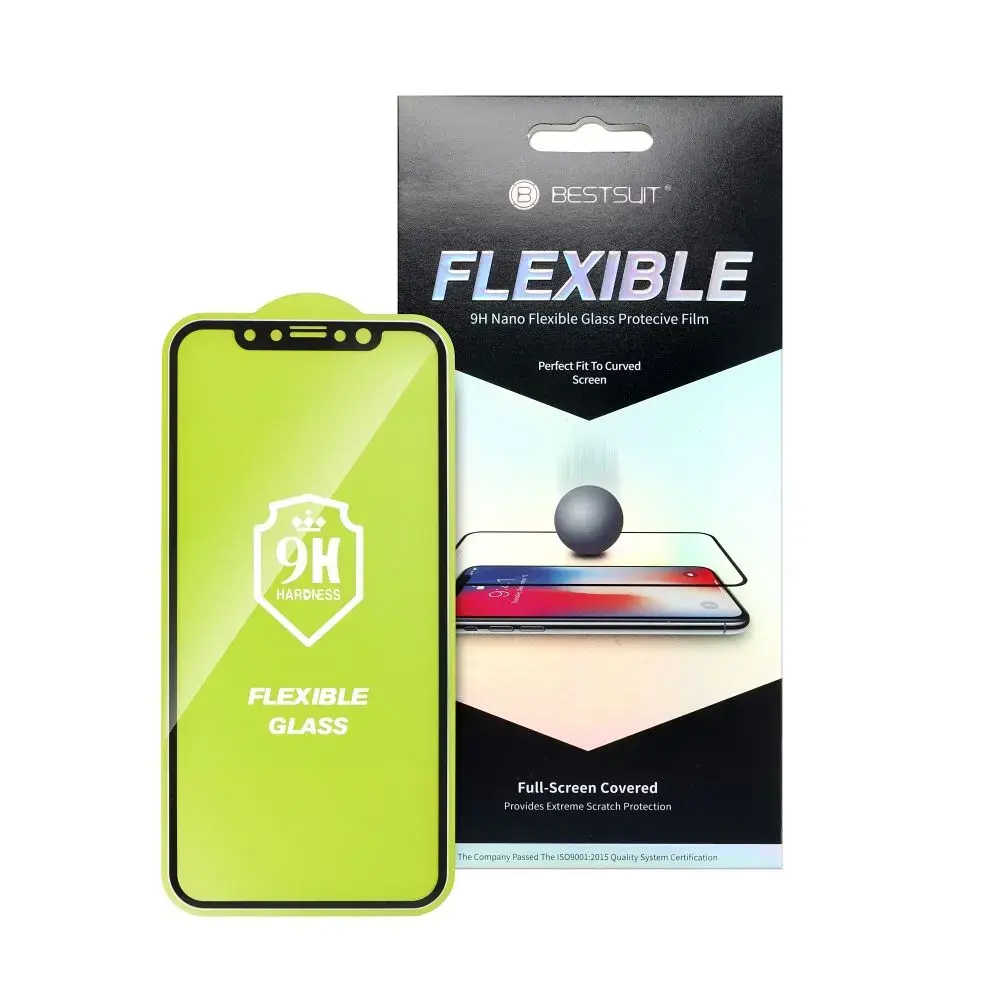 Bestsuit Flexible Hybrid Glass 5D for Apple iPhone 14 Pro black