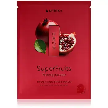 KORIKA Superfruits Pomegranate Hydrating Sheet Mask