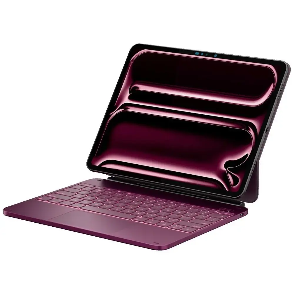 Case Typecase Edge z klawiaturą for iPad  Pro 13" 2024/2025 raspberry