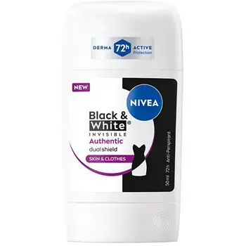 Nivea B&W Authentic Anti-Perspirant - Anti-perspirant stick 50ml