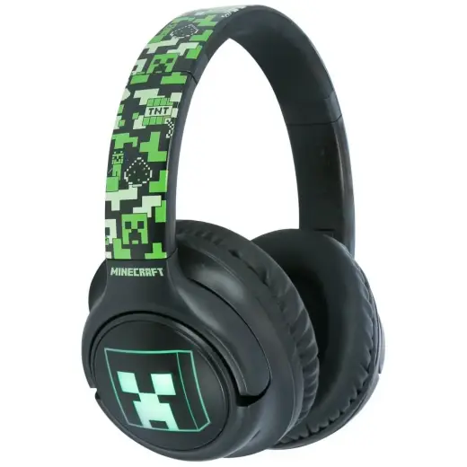 Wireless On-Ear Headphones OTL Minecraft LED Light Up