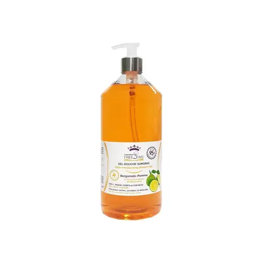 Laboratoire Freesens, Freesens, Shower Gel & Shampoo 2-In-1, Bergamot Essence, 1000 ml