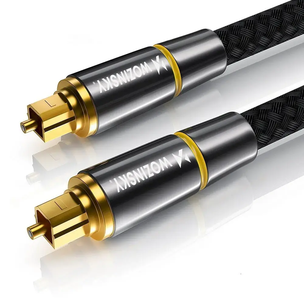 Wozinsky digital optical audio fiber cable Toslink SPDIF 2m black (WOPT-20)