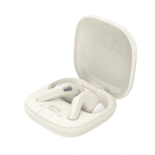 Acefast W4 TWS in-ear wireless headphones with phone stand function - white
