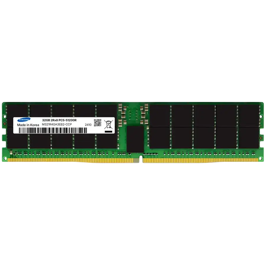 SAMSUNG 32GB DDR5 6400MHz CL52 ECC RDIMM 2Rx8