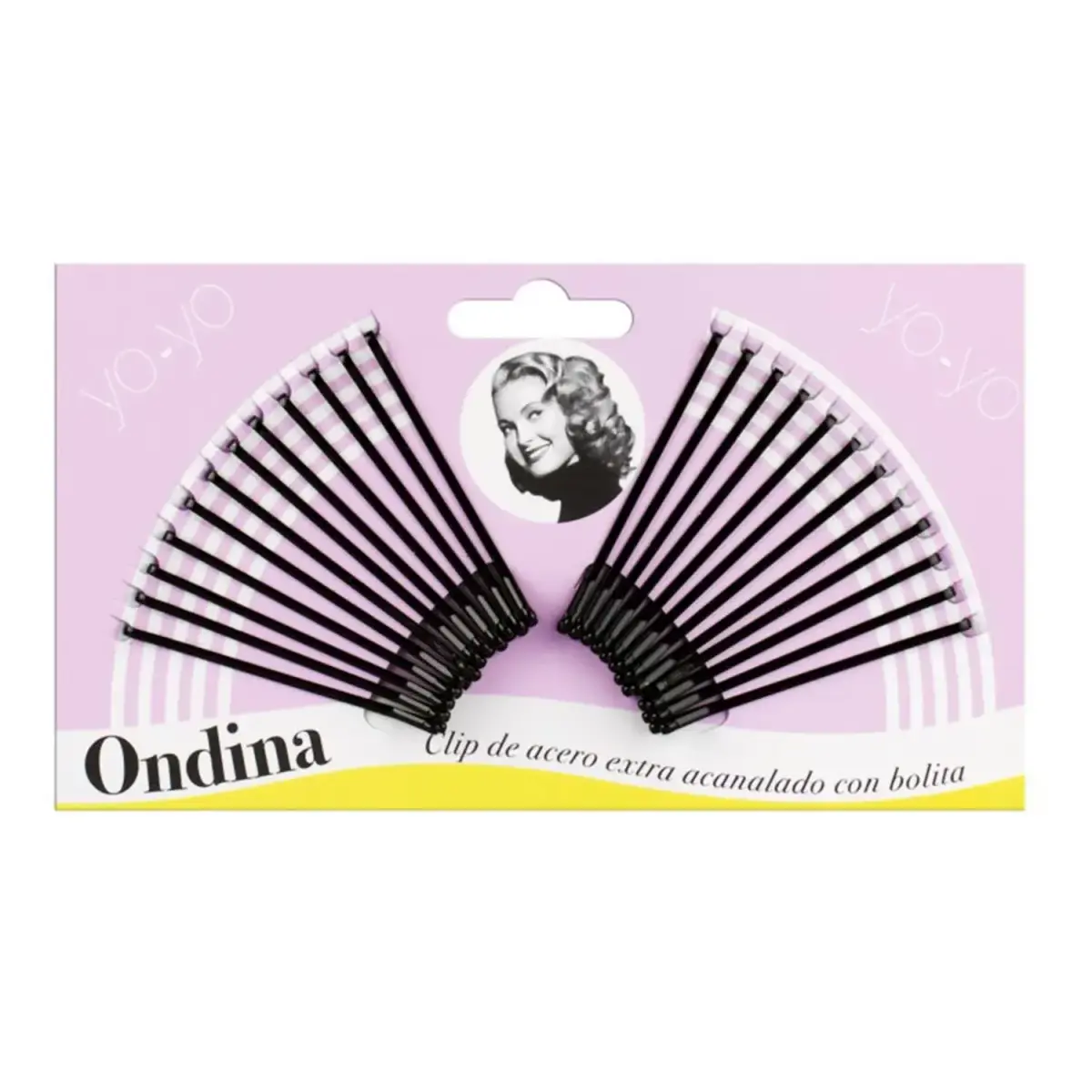 EUROSTIL Grooved Steel Clips with Black
