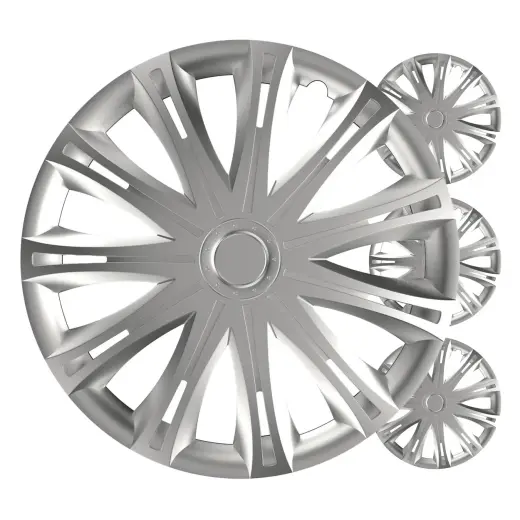 Car hubcaps 4pcs set Spark silver 16" COLOR BOX