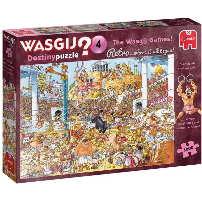 Jumbo Wasgij Retro Destiny 4 Die Wasgij-Spiele WasgijSpiele 1000 Teile Puzzle (19178)
