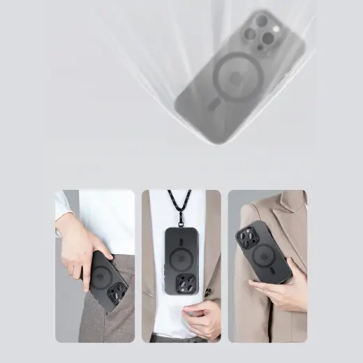 Benks Magnetic Lucid Armor Case (C065) for Iphone 16 Pro gold Photo