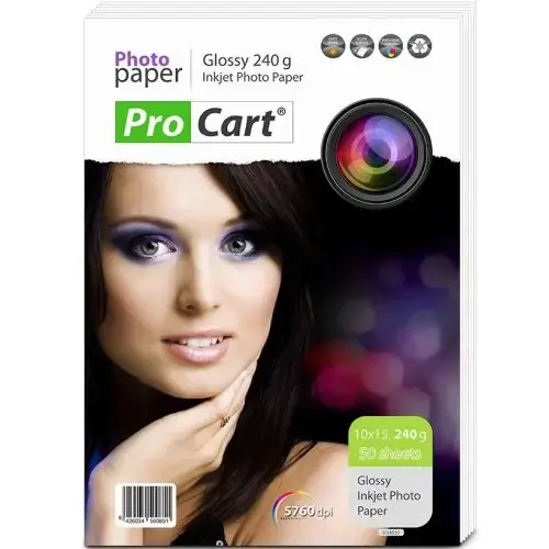 Procart Glossy Photo Paper A6 (10x15) 240g/m2 50 sheets