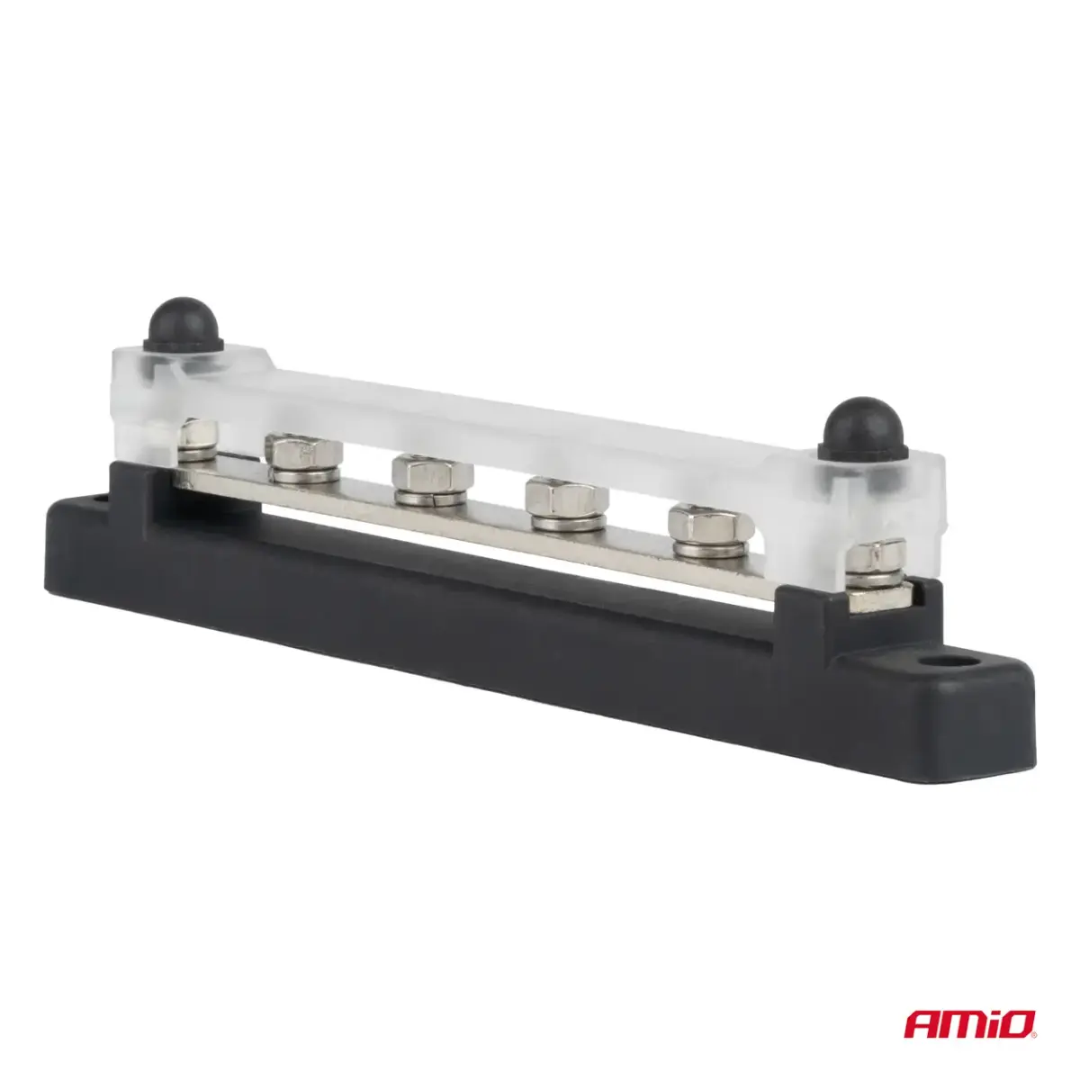 Ground distribution block plus bus bar M6 12V - 48V 150A AMIO-03808